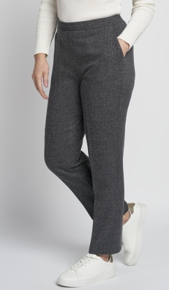 Pinns Salt & Pepper Half Elasticated 29'' Trousers